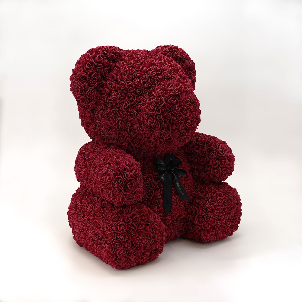 Giant rose teddy bear sale